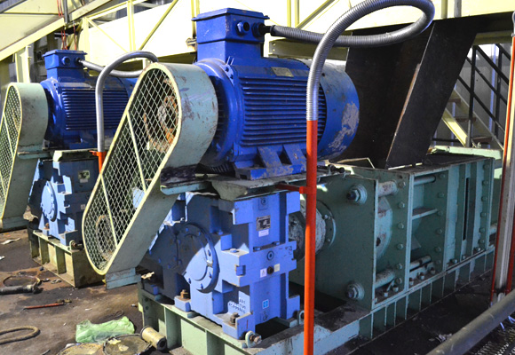 Секция переработки пустых плодовых гроздей