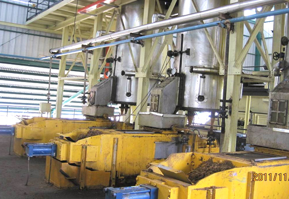 4. Секция прессования спелых фруктов