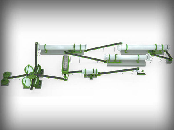 Автоматическая линия по производству биоорганических удобрений