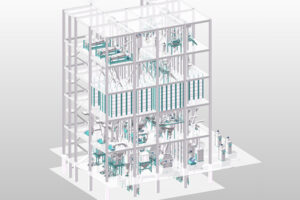 Автоматическая линия по производству гранулированного корма для птицы