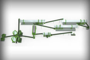 Автоматическая линия по производству удобрений из кухонных отходов