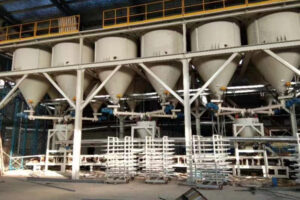 Автоматическая линия дозирования и смешивания порошковой металлургии