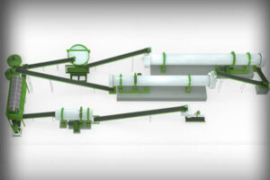 Автоматическая линия по производству органических удобрений из осадка