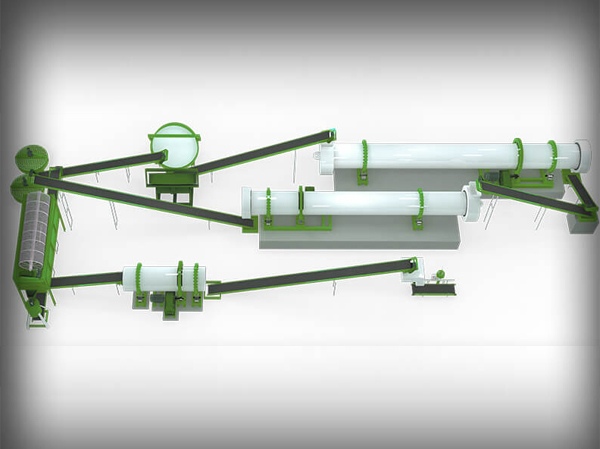 Линия по производству биомассы из альфальфы в виде пеллет