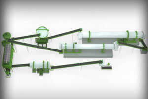 Линия по производству удобрений из коровьего навоза