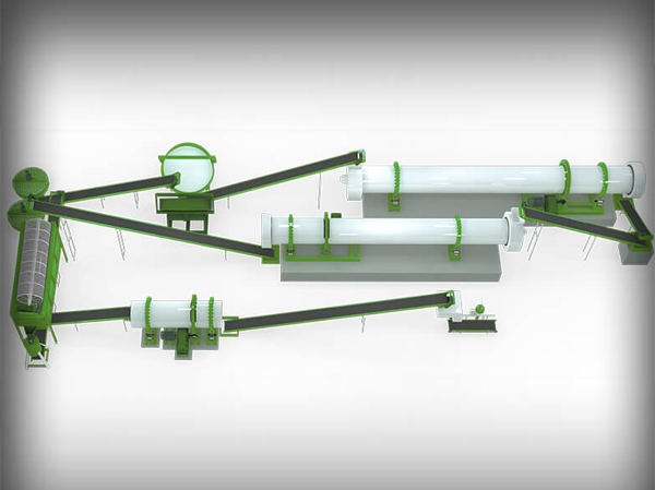 Линия по производству удобрений из коровьего навоза