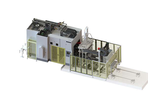 Полностью автоматическая высококлассная промышленная линия по производству упаковки методом формования из целлюлозы