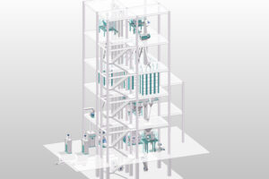 Полностью автоматическая линия производства премикс-кормов