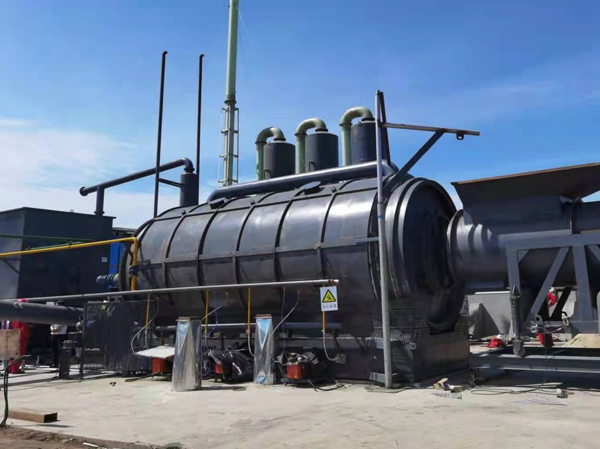 Установка пиролиза для переработки нефтяного шлама