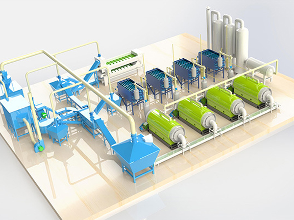 Завод по пиролизу отходов алюминия и пластика