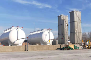 Станция заправочной машины для газификации СПГ